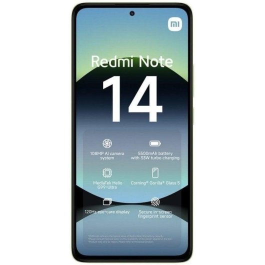 Xiaomi REDMI Note 14 4G 8GB 256GB 6.67" Verde Lime