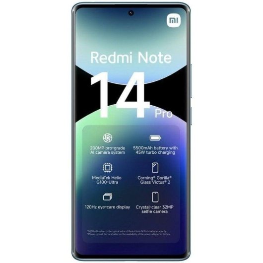 Xiaomi REDMI Note 14 Pro 4G 8GB 256GB 6.67" Azul Océano
