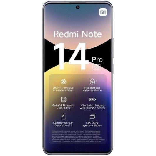 Xiaomi REDMI Note 14 Pro 5G 8GB 256GB 6.67" Violett Lavendel