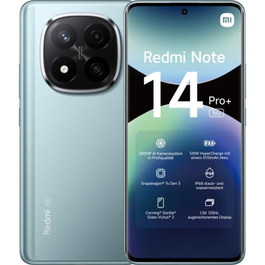 Xiaomi REDMI Note 14 Pro Plus 5G 8GB 256GB 6.67" Azul Hielo