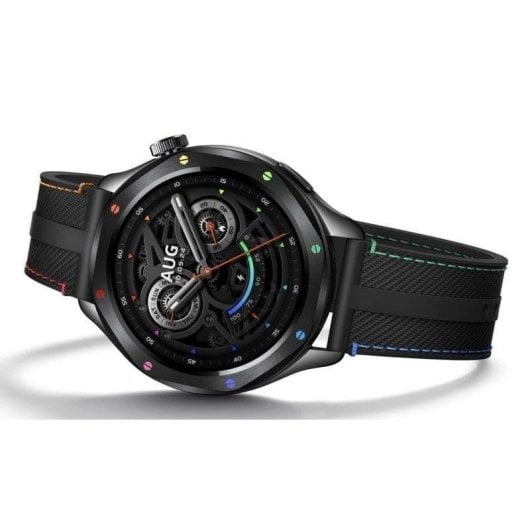 Xiaomi Watch S4 Bluetooth 47mm AMOLED Prateado Correia Preta Resistente 5ATM SpO2