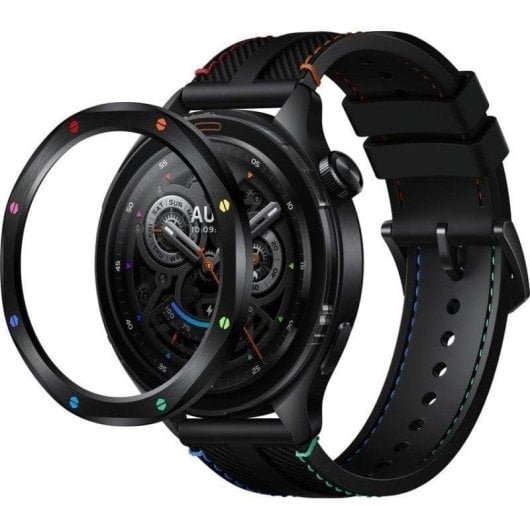 Xiaomi Watch S4 Bluetooth 47mm AMOLED Prateado Correia Preta Resistente 5ATM SpO2