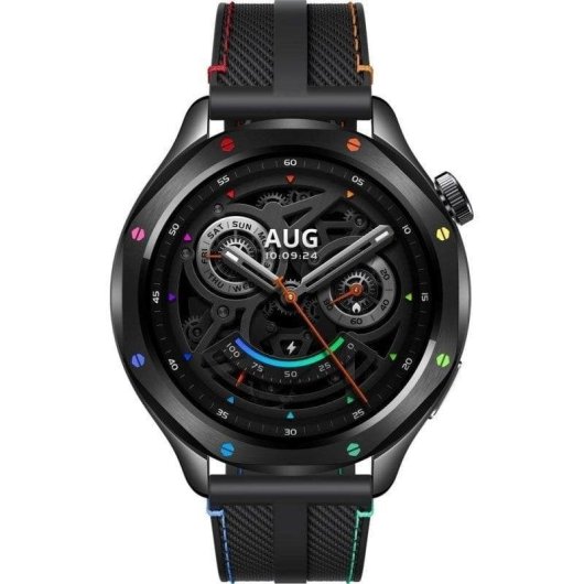 Xiaomi Watch S4 Bluetooth 47mm AMOLED Prateado Correia Preta Resistente 5ATM SpO2