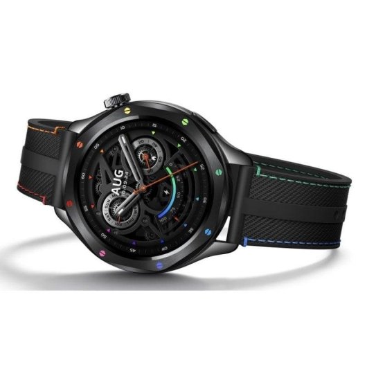 Xiaomi Watch S4 Bluetooth 47mm AMOLED Prateado Correia Preta Resistente 5ATM SpO2