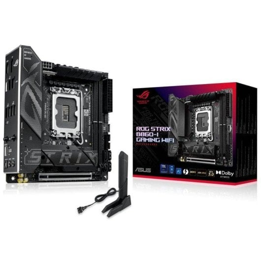 Motherboard ASUS ROG STRIX B860-I GAMING WIFI B860 LGA1851 DDR5 mini ITX Wi-Fi 7 PCIe 5.0 RGB