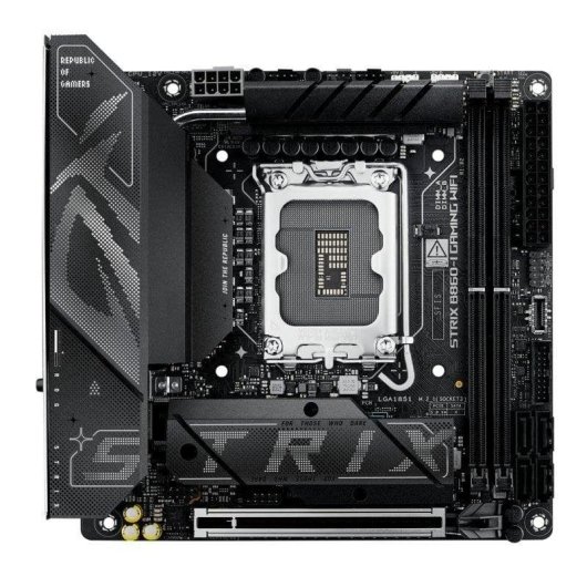 Placa Base ASUS ROG STRIX B860-I GAMING WIFI Intel B860 LGA 1851 DDR5 mini ITX WiFi 7 PCIe 5.0 RGB