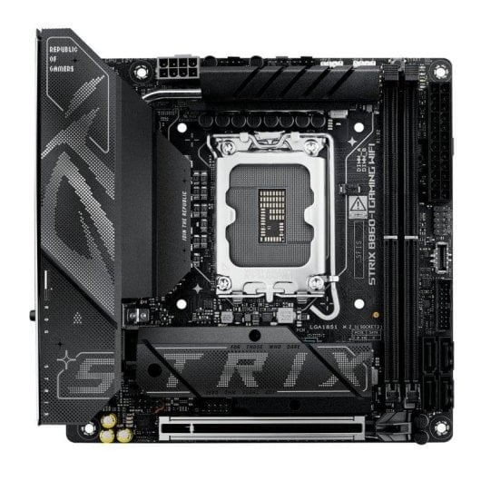 Motherboard ASUS ROG STRIX B860-I GAMING WIFI B860 LGA1851 DDR5 mini ITX Wi-Fi 7 PCIe 5.0 RGB