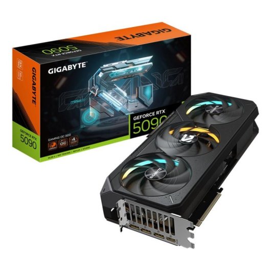 Carte Graphique Gigabyte GeForce RTX 5090 GAMING OC 32GB GDDR7 Reflex 2 RTX AI DLSS4