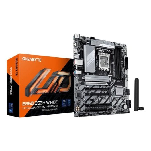 Motherboard Gigabyte B860 DS3H B860 LGA 1851 DDR5 ATX PCIe 5.0 256GB 2.5GbE M.2 RAID WIFI6E