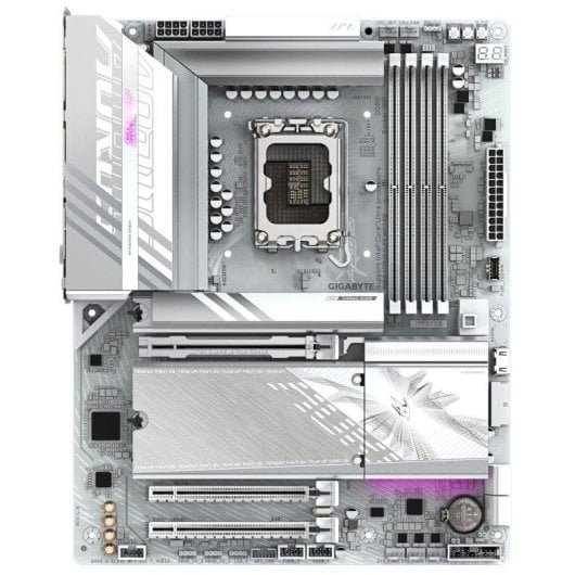 Motherboard Gigabyte B860 AORUS ELITE WIFI7 ICE B860 LGA1851 DDR5 ATX WiFi 7 PCIe 5.0 256GB M.2 RGB
