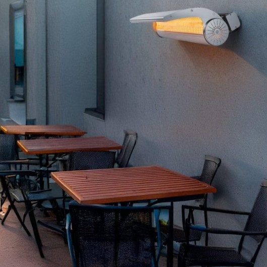 Elektrisches Infrarot-Außenheizgerät MPC Estepona 2000W mit Reflektor und Fernbedienung