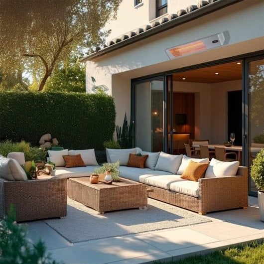 Wandheizgerät MPC Málaga 2000W Fernbedienung IP65