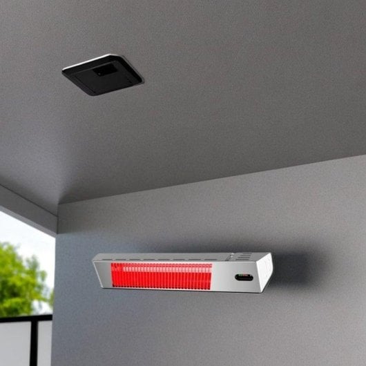 Elektrisches Infrarot-Außenheizgerät MPC Málaga 2000W mit Wifi und Sprachsteuerung