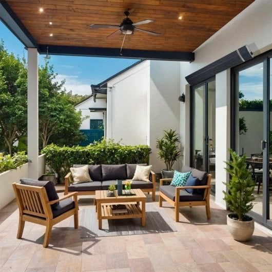 Chauffage Mural Céramique MPC TARIFA-1500W 1500W Wifi Noir