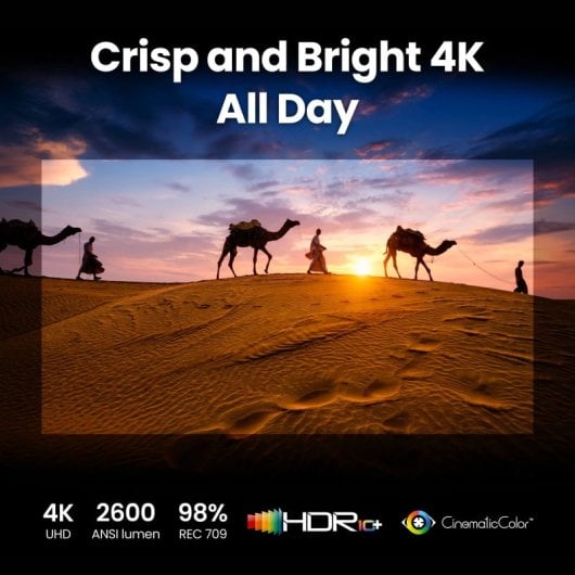 BenQ GP520 Proyector LED DLP UltraHD 4K 2600 Lúmenes ANSI Google TV