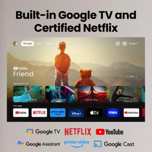 BenQ GP520 Proyector LED DLP UltraHD 4K 2600 Lúmenes ANSI Google TV