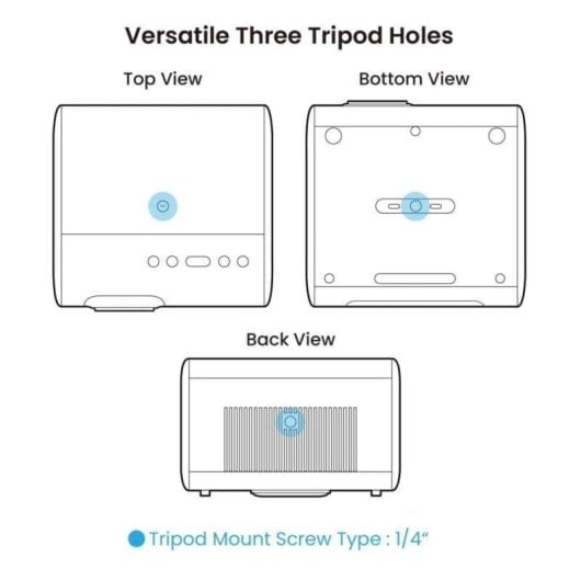 Projecteur BenQ GP520 4K UHD 2600 Lumens 180" LED DLP Google TV Gaming