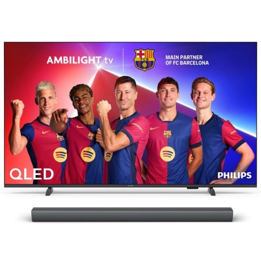 Philips Ambilight TV 65PUS8209 65“ QLED UltraHD 4K + TAB4208 Barra de Sonido Bluetooth