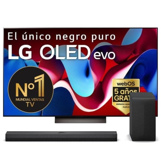 LG OLED65C46LA 65" OLED evo AI UltraHD 4K HDR10 + S40TR Smart Soundbar 4.1 Kanäle 400 W