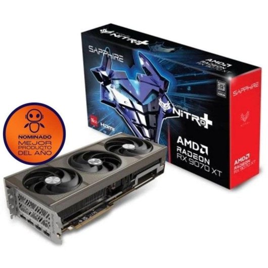 Carte Graphique Sapphire NITRO+ Radeon RX 9070 XT OC 16GB GDDR6 FSR 4