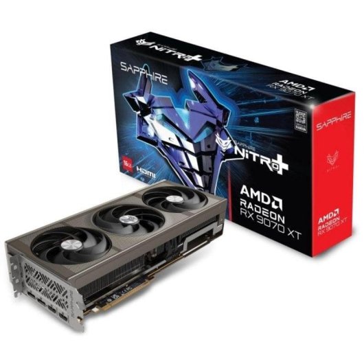 Carte Graphique Sapphire NITRO+ Radeon RX 9070 XT OC 16GB GDDR6 FSR 4