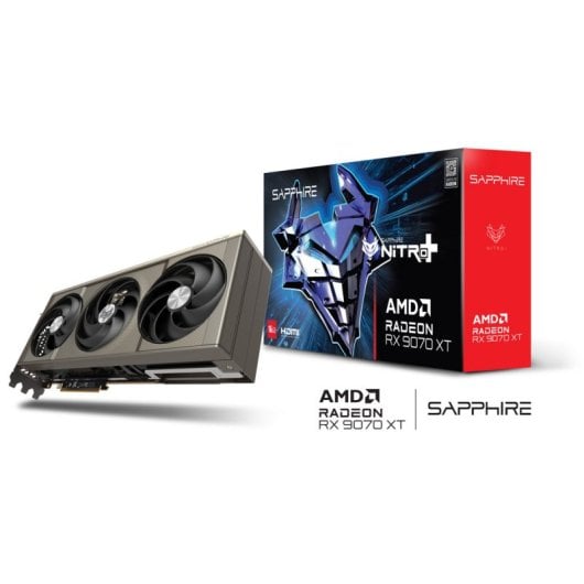 SAPPHIRE NITRO+ AMD RADEON™ RX 9070 XT GAMING OC 16 GB DUAL HDMI / DUAL DP
