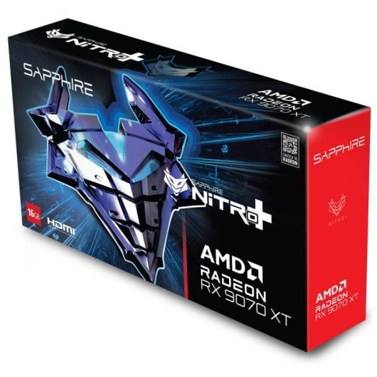SAPPHIRE NITRO+ AMD RADEON™ RX 9070 XT GAMING OC 16 GB DUAL HDMI / DUAL DP