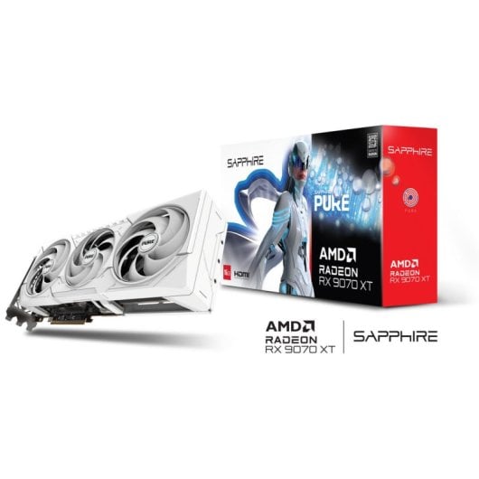 SAPPHIRE PURE AMD RADEON™ RX 9070 XT GAMING OC 16 GB DOPPIA HDMI / DOPPIA DP