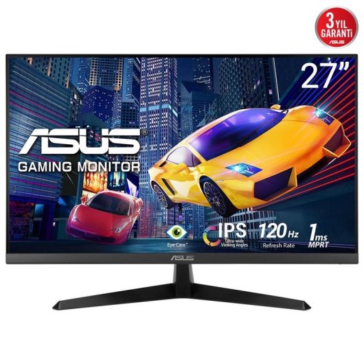 Monitor Asus VY279HGR 27" FullHD 120Hz IPS Adaptive Sync 1ms Eye Care