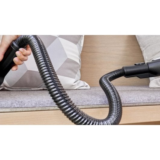 Bosch bcs711pet elektrischer Besenstaubsauger, trocken, beutellos, Akku, 0,3 l, schwarz, rot, 3 Ah