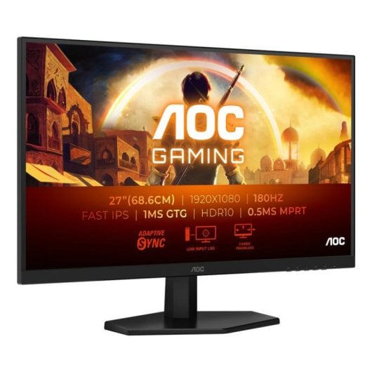 Monitor AOC 27G42E 27" FullHD 180Hz Fast IPS HDR10 G-Sync Compatible 1ms
