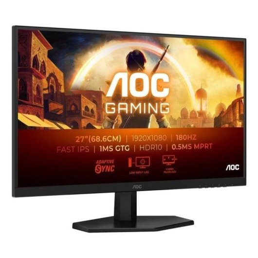 Monitor AOC 27G42E 27" FullHD 180Hz Fast IPS HDR10 Adaptive Sync 1ms