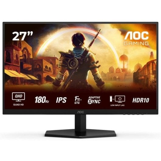 Monitor AOC Q27G42XE 27" QHD 180Hz Fast IPS G-Sync HDR10 Lautsprecher