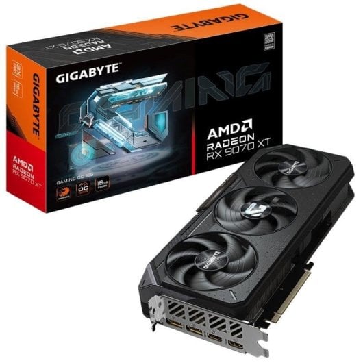 Scheda Grafica Gigabyte Radeon RX 9070 XT GAMING OC 16GB GDDR6 PCIe 5.0