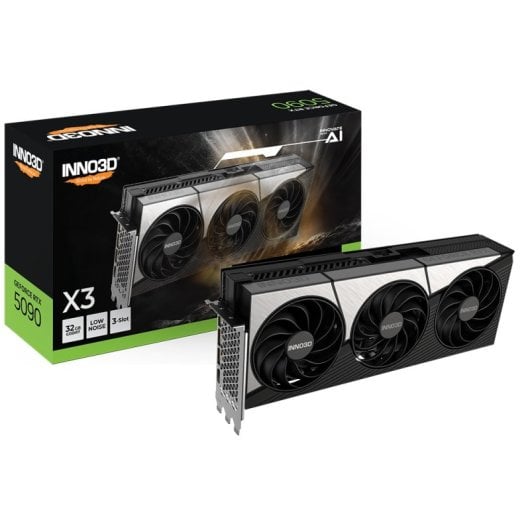 Carte graphique INNO3D GeForce RTX 5090 X3 32 Go GDDR7 Reflex 2 RTX AI DLSS4