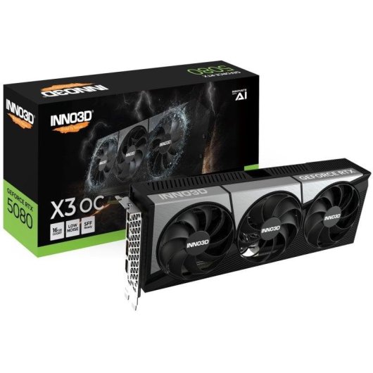 Grafikkarte Inno3D GeForce RTX 5080 X3 OC 16GB GDDR7 Reflex 2 RTX AI DLSS4