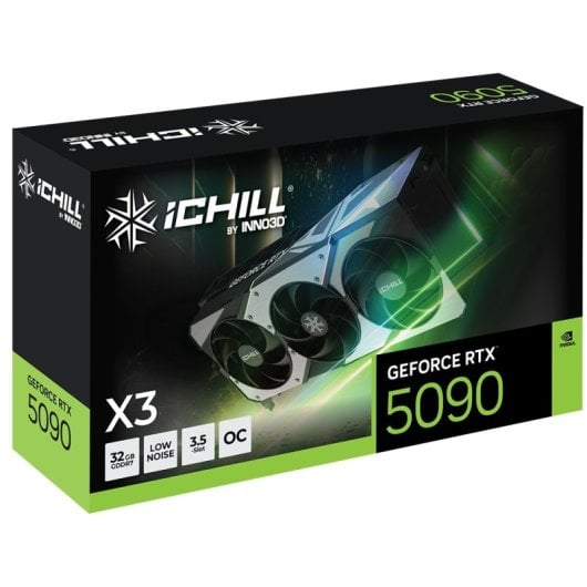 INNO3D GeForce RTX 5090 iCHILL X3 32 Go GDDR7 Reflex 2 RTX AI DLSS4