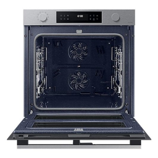 Horno Multifunción Samsung NV7B4550VAS 76L 60cm Pirolítico A+ Dual Cook Vapor WiFi Negro/Inox