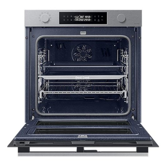 Horno Multifunción Samsung NV7B4550VAS Pirolítico 76L Grande Dual Cook WiFi Negro/Inox