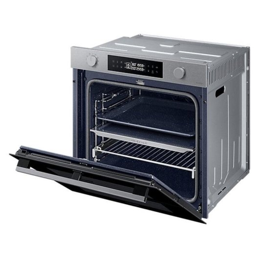Horno Multifunción Samsung NV7B4550VAS Pirolítico 76L Grande Dual Cook WiFi Negro/Inox