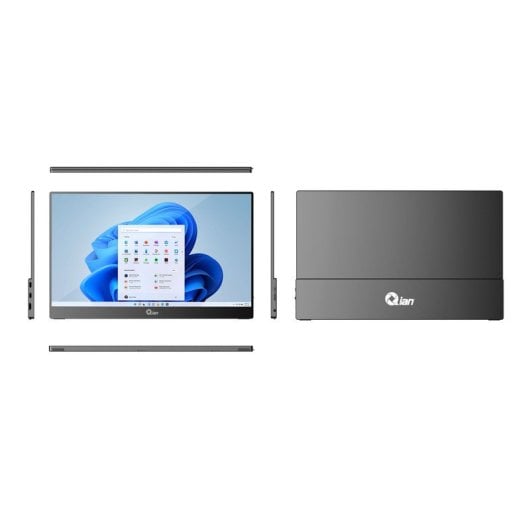 Qian QMP-IP16S 15,6" IPS FHD 1080p tragbarer Monitor mit zwei Lautsprechern