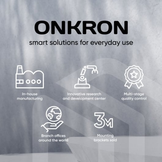 Onkron Soporte Monitor Escritorio Pantalla de 13/32" Hasta 8 Kg Vesa 75x75/100x100 Blanco