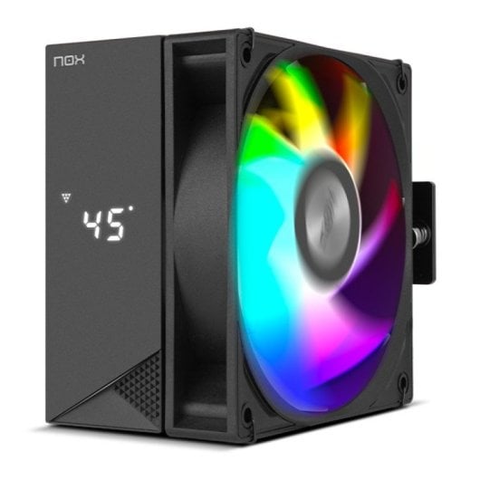 Ventilateur CPU Nox HUMMER H-500 ARGB avec écran LCD 120 mm Noir