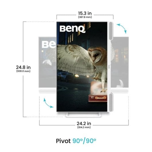 BenQ EW3290U 32" LED IPS UltraHD 4K com Altifalantes, Altura Ajustável e USB-C
