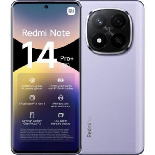Xiaomi REDMI Note 14 Pro Plus 5G 8GB 256GB 6.67" Violeta Lavanda