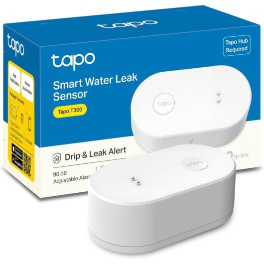 Capteur de fuite d'eau intelligent TP-Link Tapo T300 avec alarme 90 dB