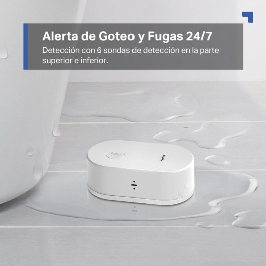Capteur de fuite d'eau intelligent TP-Link Tapo T300 avec alarme 90 dB