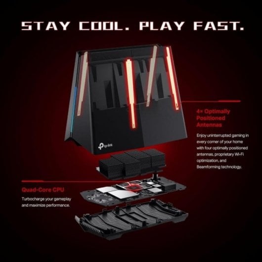 Router TP-Link Archer GXE75 Tri-Band WiFi 6E 5,4 Gbps 2.5G EasyMesh Gaming RGB