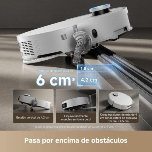 Aspirador Robô com Mopa Dreame X50 Ultra Complete Com Esvaziamento Automatico Navegação 3D Smart AI 20.000 Pa Controlo por Voz Com IA Com Camara