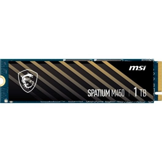 Disque SSD MSI SPATIUM M450 1 To 3400 Mo/s NVMe PCIe 4.0 M.2 Gen4 3D NAND